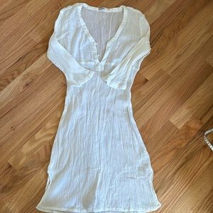 Athleta White Beach Coveup